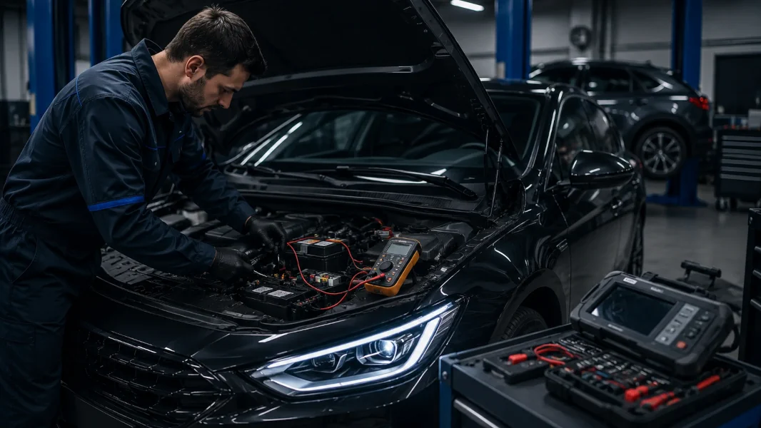 Elektryka samochodowa Warszawa Włochy — diagnostyka i naprawa instalacji elektrycznej w Auto Serwis Warszawa Włochy